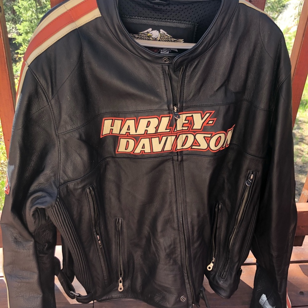 Men’s Harley Davidson leather performance jacket